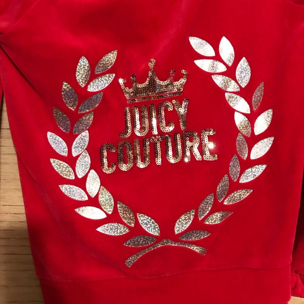 Juicy Couture YM red jogging suit